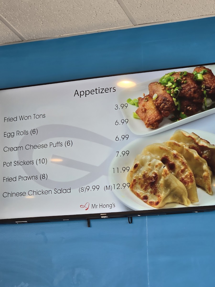 Menu Mr. Hong's - Gilroy-7