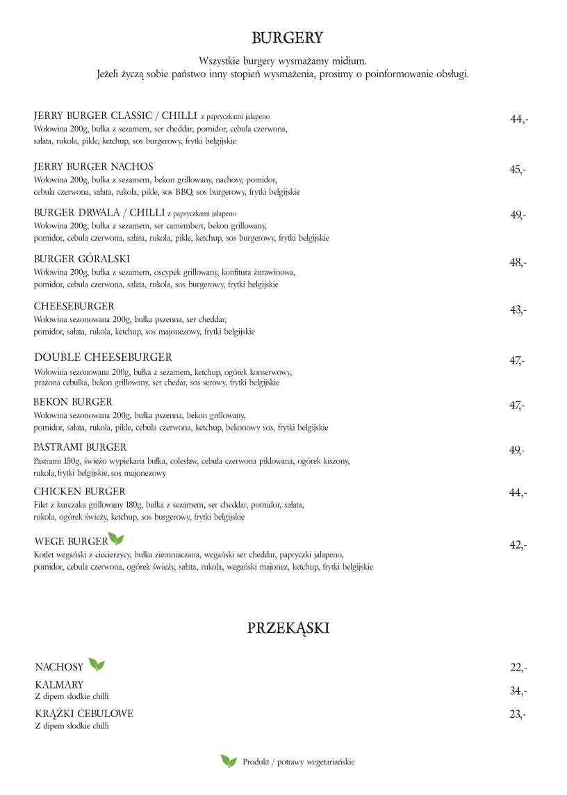 Menu Mr' Jerry Restauracja & Steak House-3