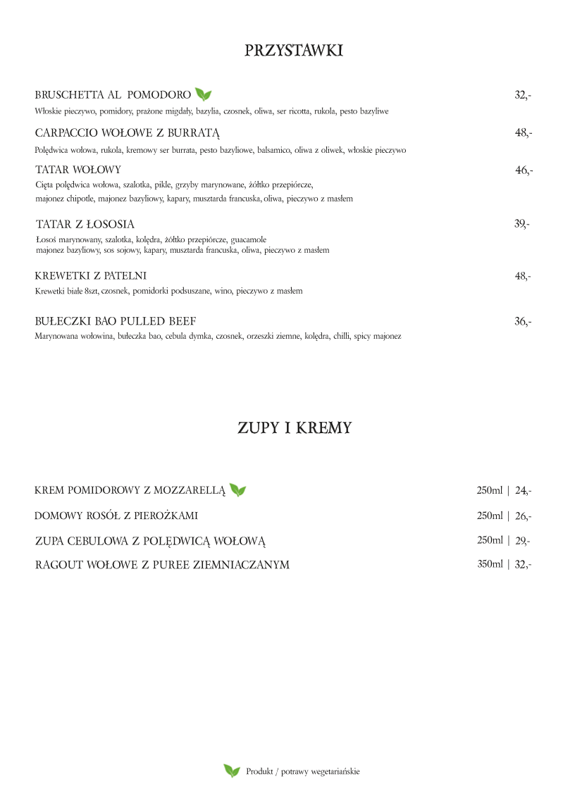 Menu Mr' Jerry Restauracja & Steak House-5