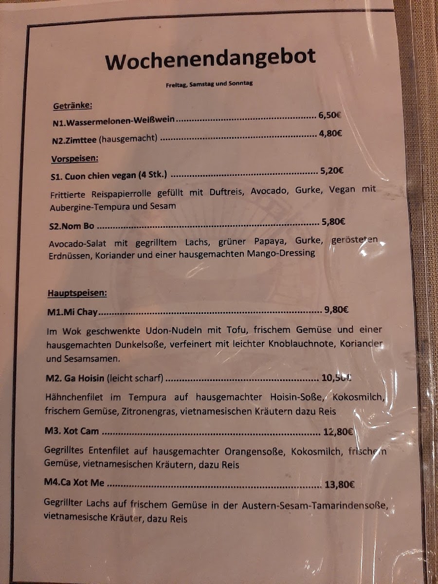 Menu Mr. Le Restaurant-1