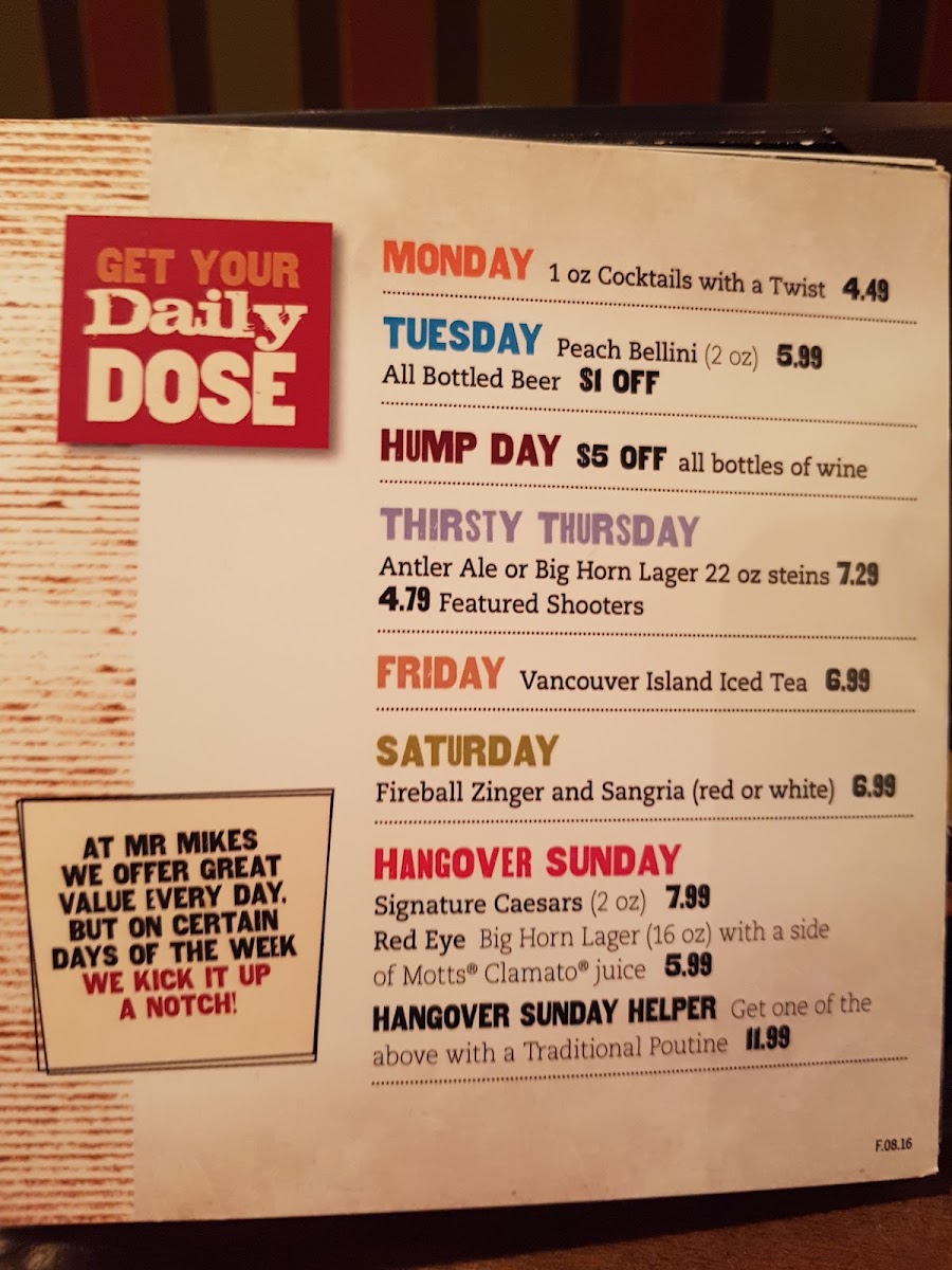 Menu Mr Mikes Steakhousecasual-1