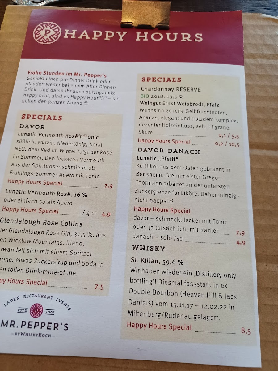 Menu Mr. Pepper's By Whiskykoch-4