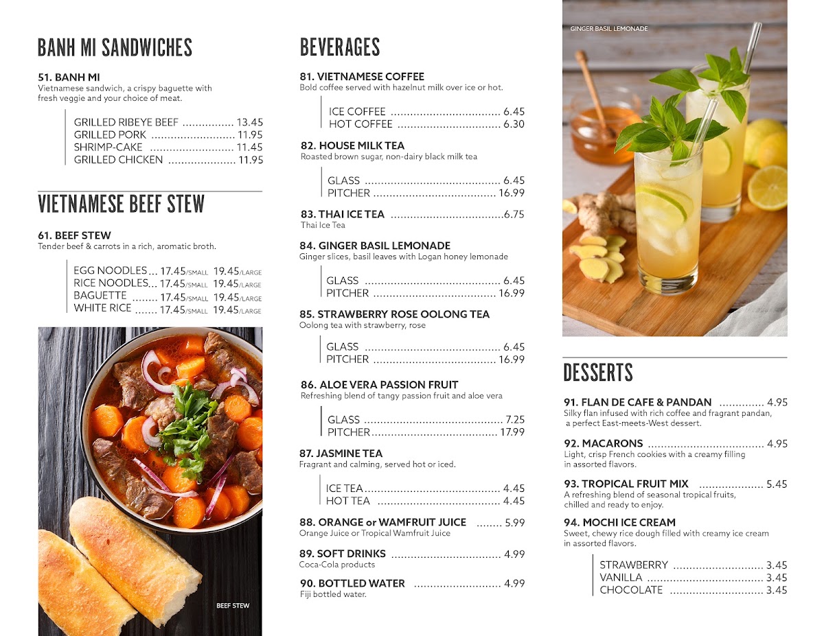 Menu Mr. Pho - California Kitchen & Bar-2