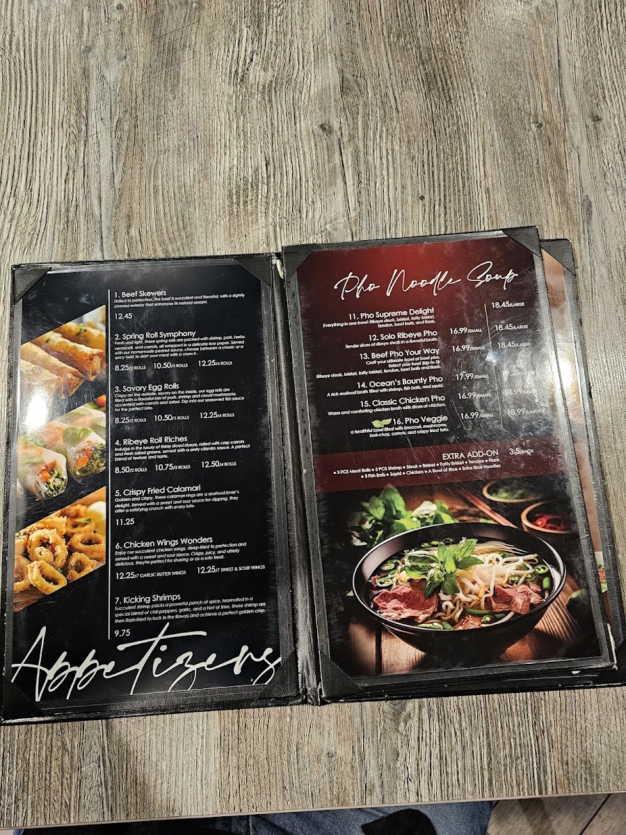 Menu Mr. Pho - California Kitchen & Bar-5