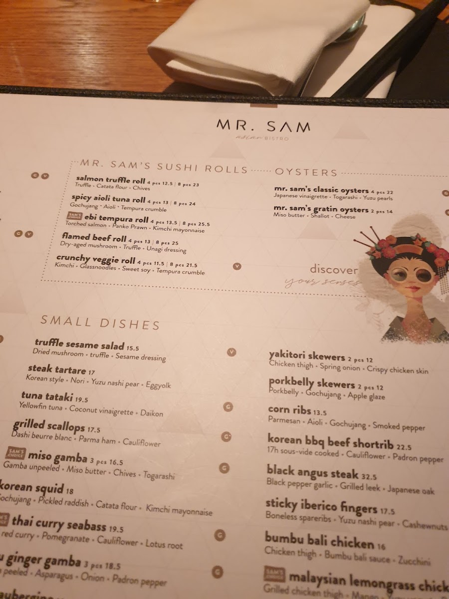 Menu Mr. Sam Asian Bistro-9
