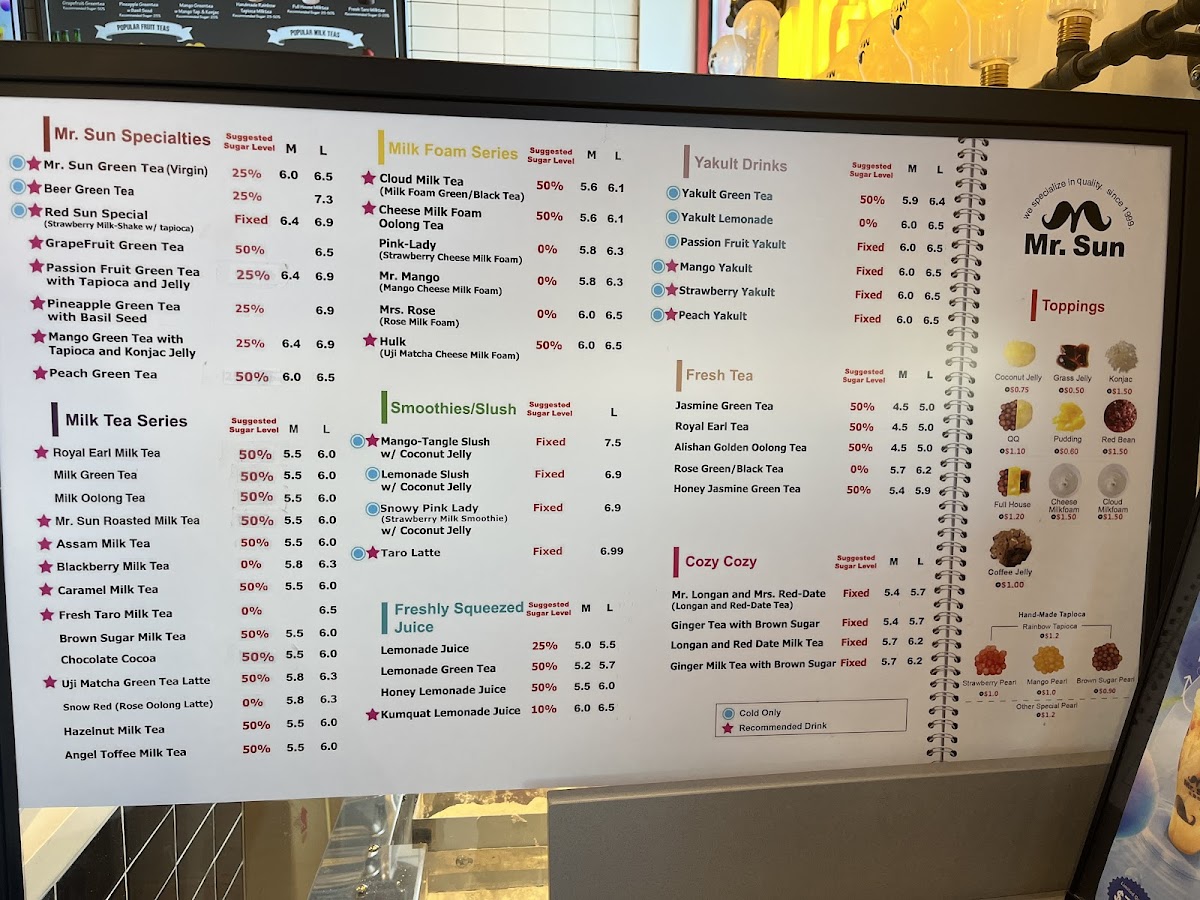 Menu Mr. Sun Bubble Tea-8