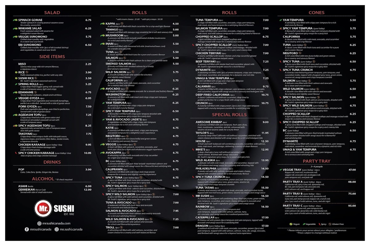 Menu Mr Sushi Lynn Valley-2