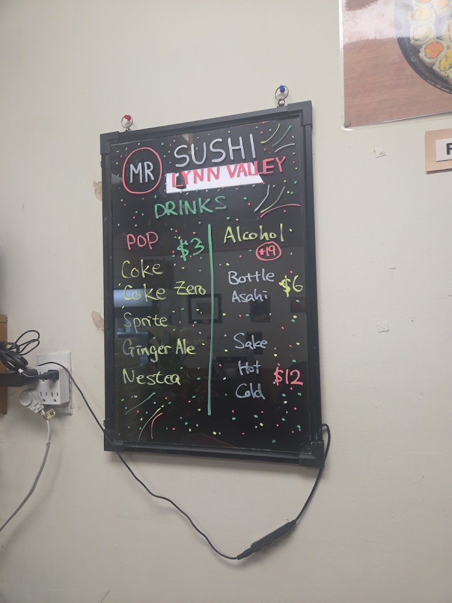 Menu Mr Sushi Lynn Valley-4