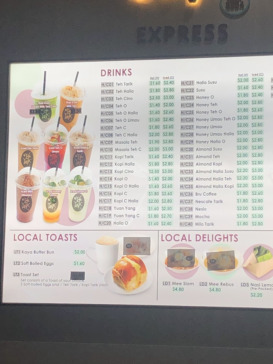 Menu Mr Teh Tarik Express-10