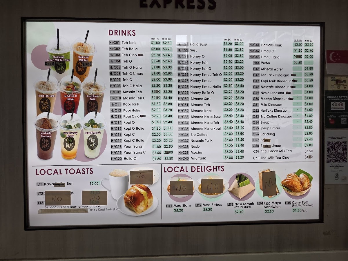Menu Mr Teh Tarik Express-3