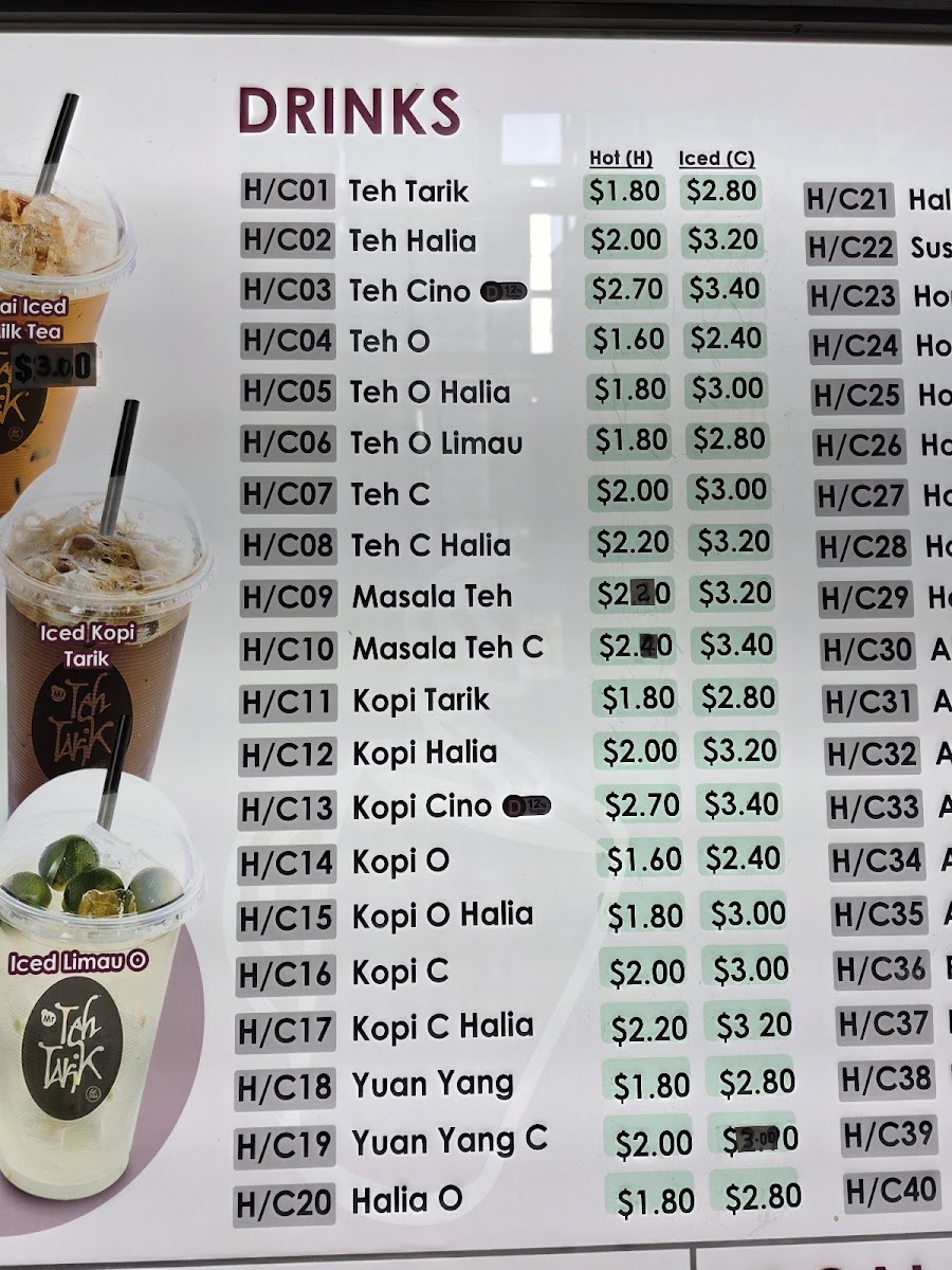 Menu Mr Teh Tarik Express-4