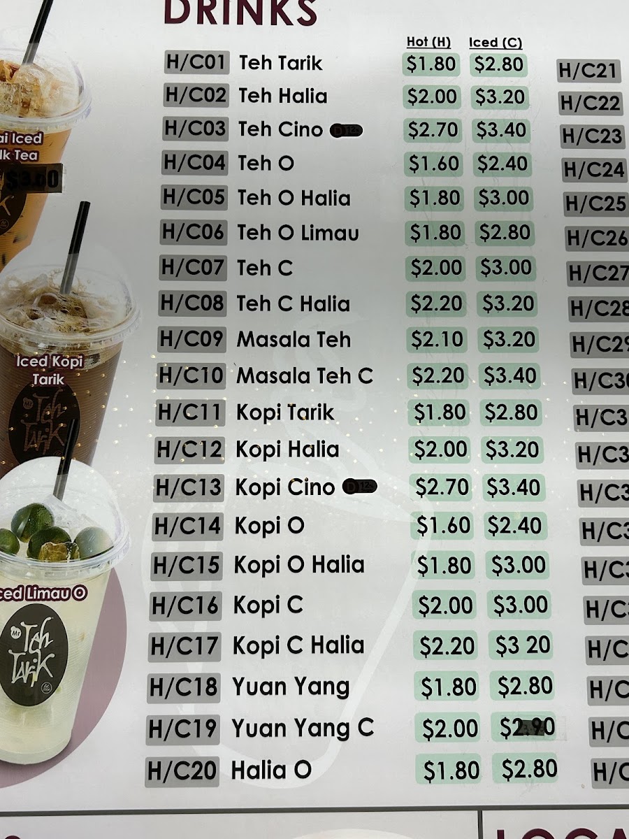 Menu Mr Teh Tarik Express-8