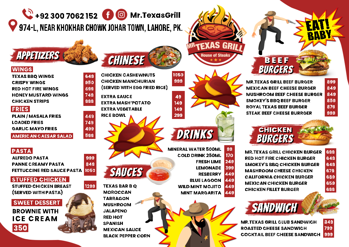 Menu Mr Texas Grill-1