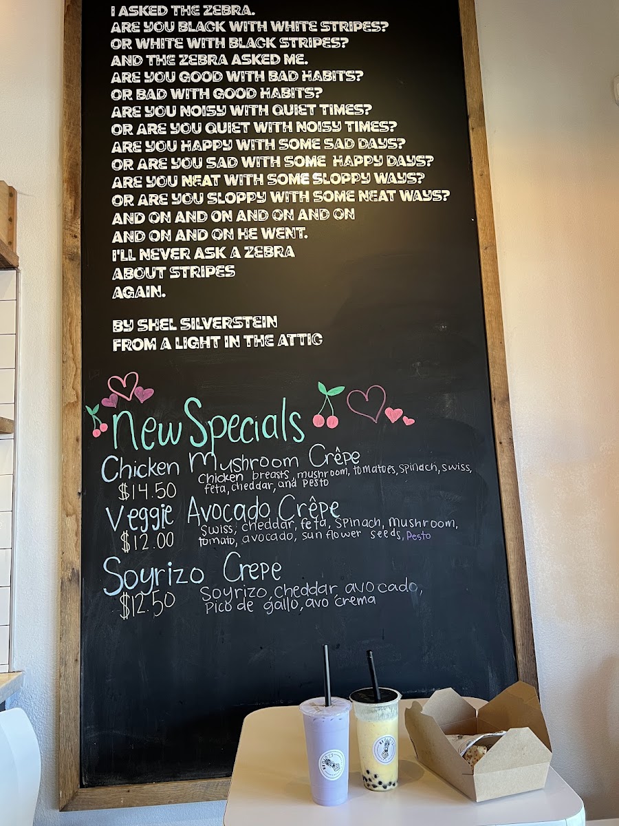 Menu Mr Z's Crêpes & Teas-2