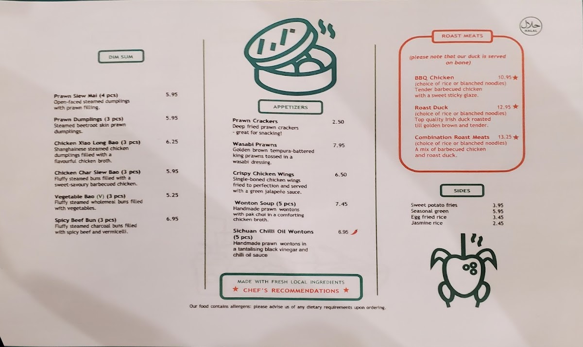 Menu Mrs Chew's Chinese Kitchen-10