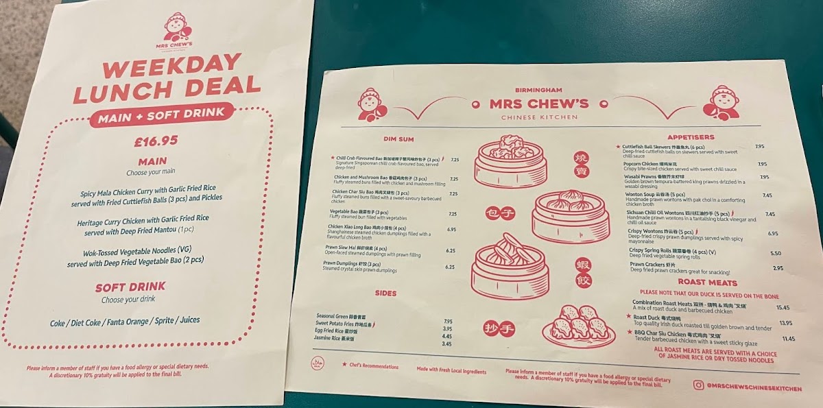 Menu Mrs Chew's Chinese Kitchen-4