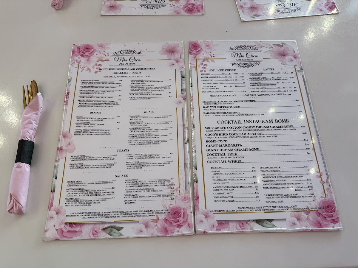 Menu Mrs Coco-1