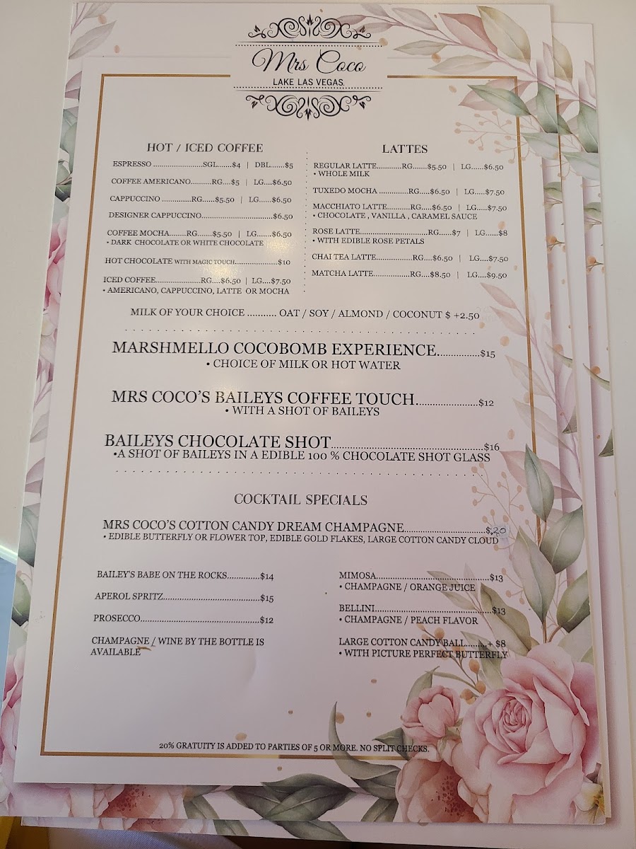 Menu Mrs Coco-5