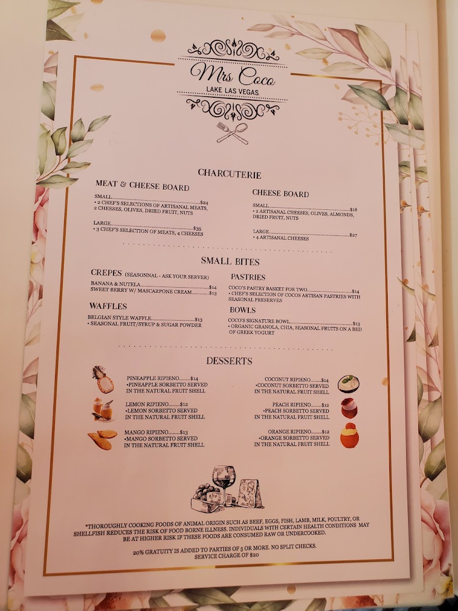 Menu Mrs Coco-9