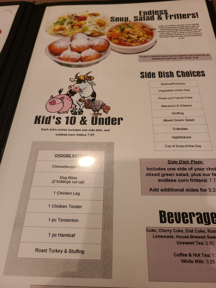 Menu Mrs. Gibble's Candies And Restaurant-1