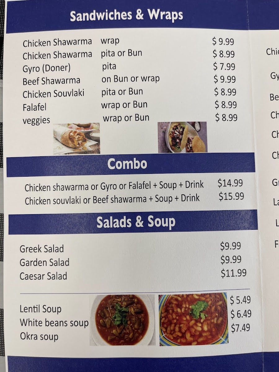 Menu Mrs Greek Express-7