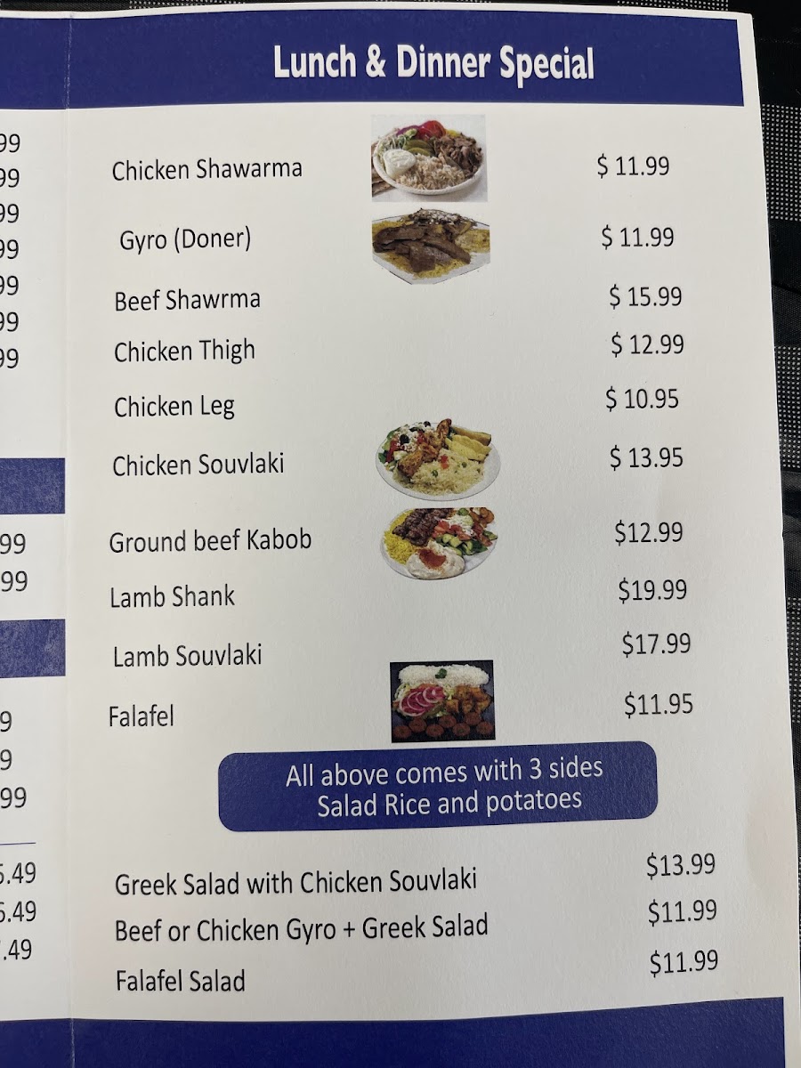 Menu Mrs Greek Express-9
