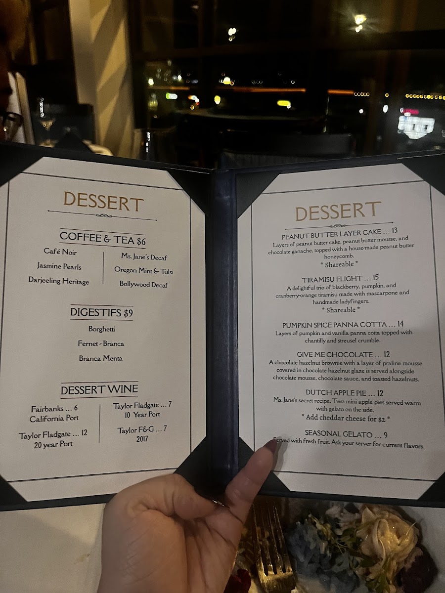 Menu Ms. Jane's Fine Dining-1