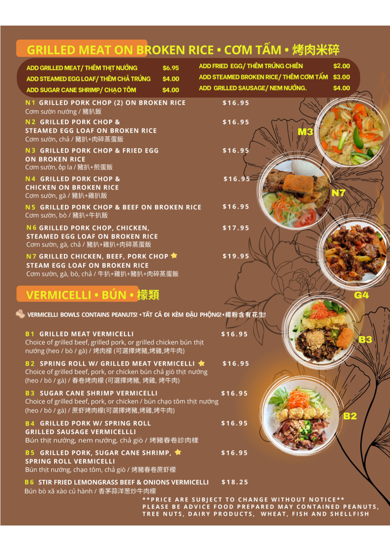 Menu Ms Pho Saigon (Scarborough)-5