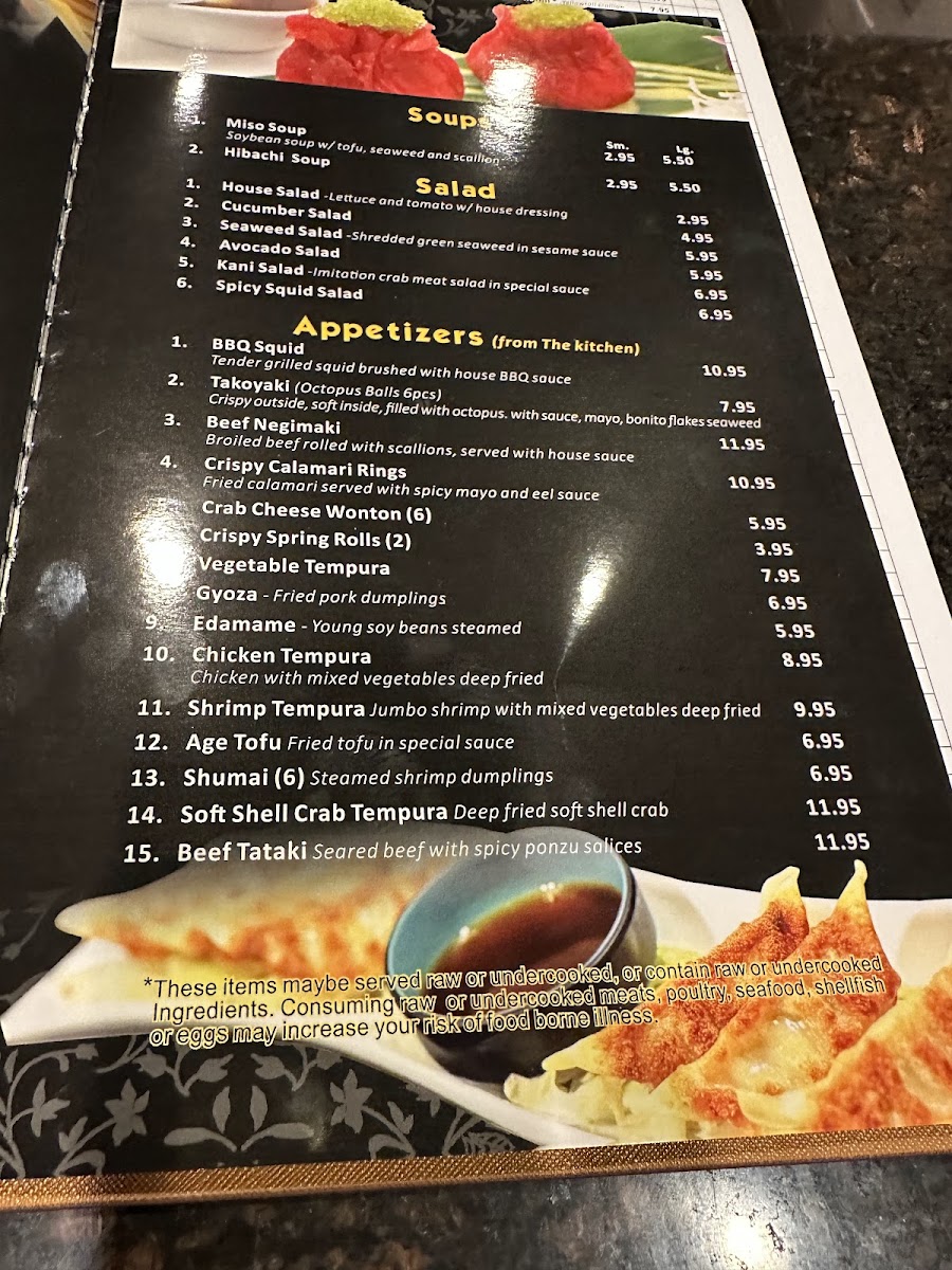 Menu Mt. Fuji-1