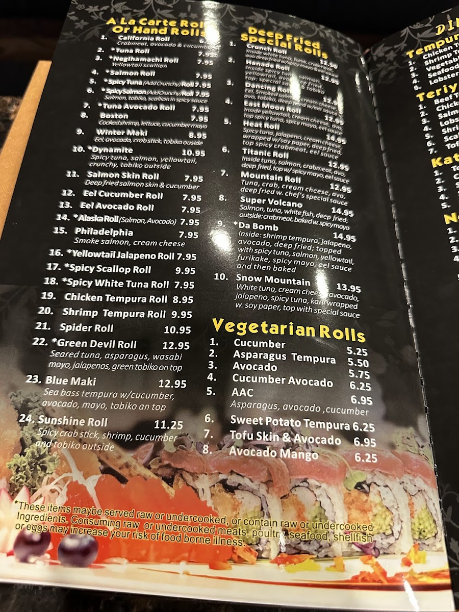 Menu Mt. Fuji-5