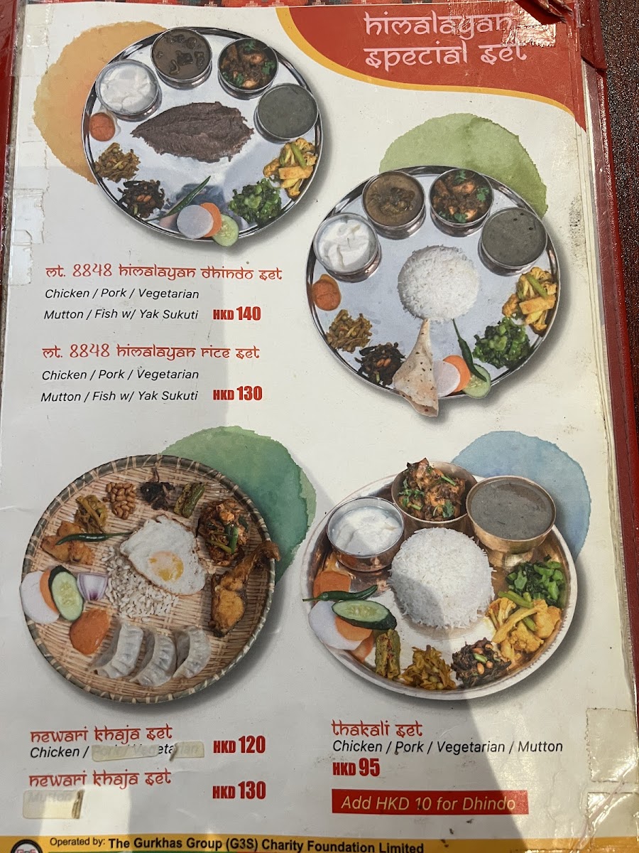 Menu Mt.8848 Himalayan Cafe & Restaurant-7