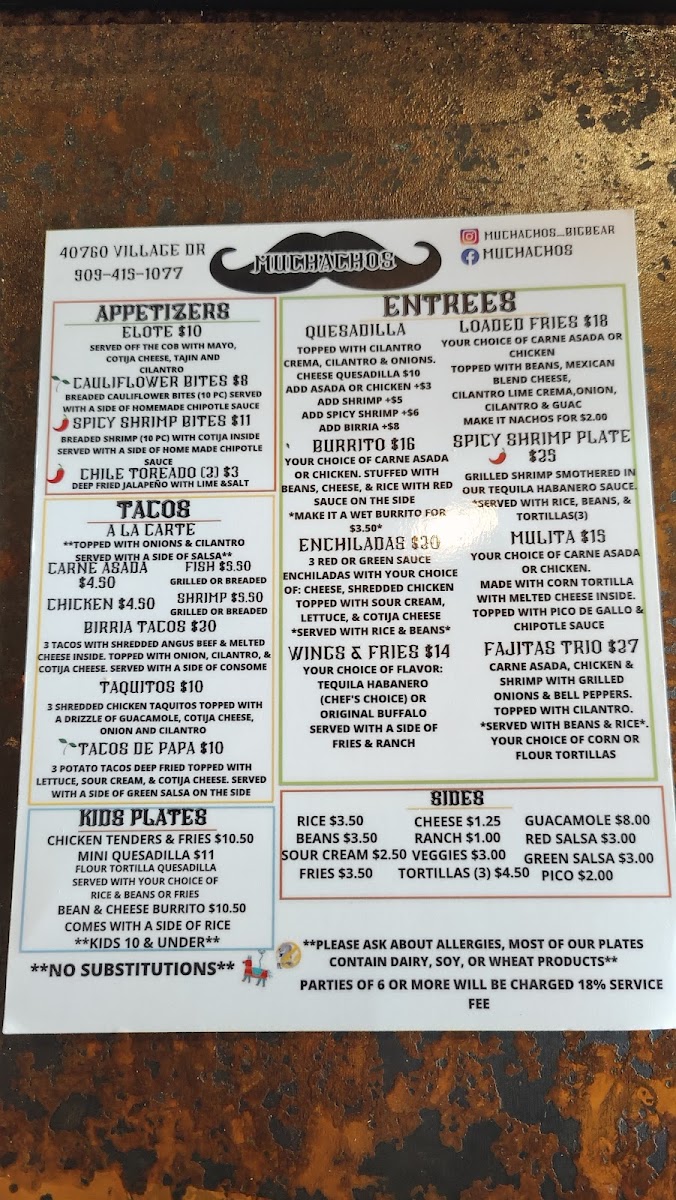 Muchachos Menu-2