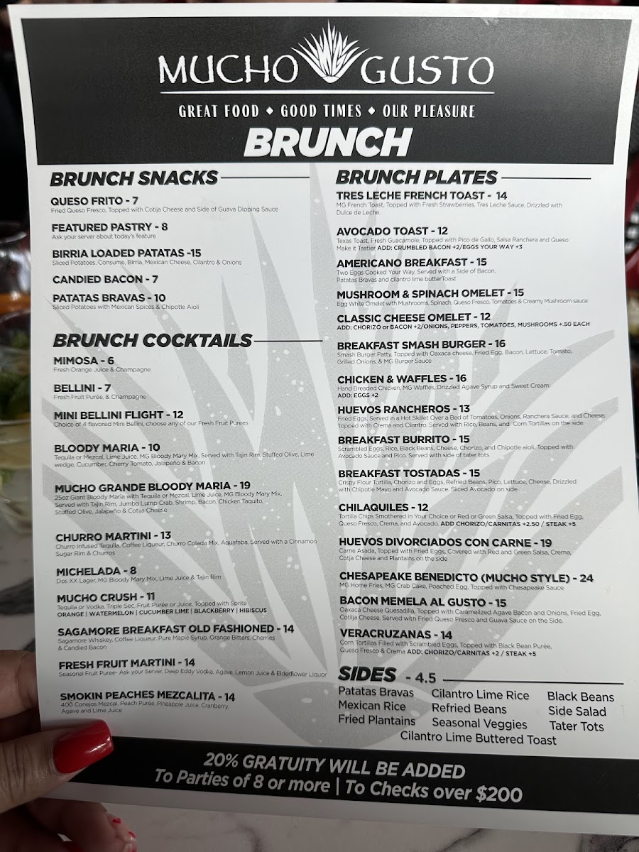 Menu Mucho Gusto Gambrills-4