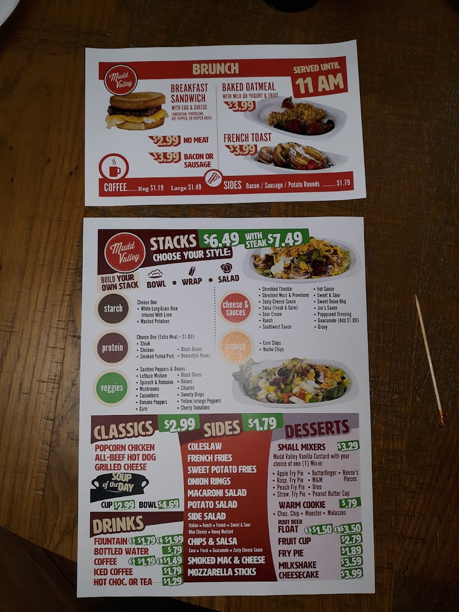 Menu Mudd Valley Cafe & Creamery-5