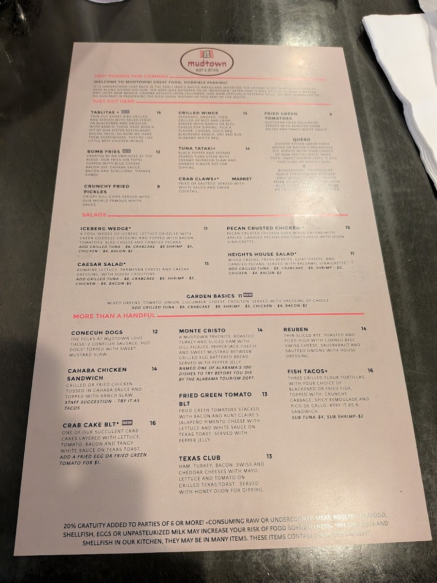 Menu Mudtown Eat & Drink-3