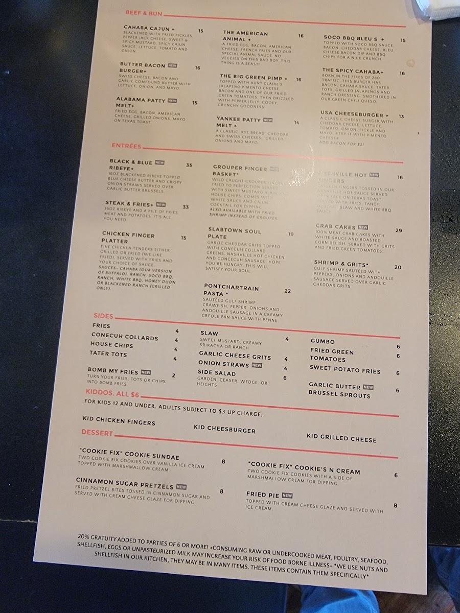 Menu Mudtown Eat & Drink-5