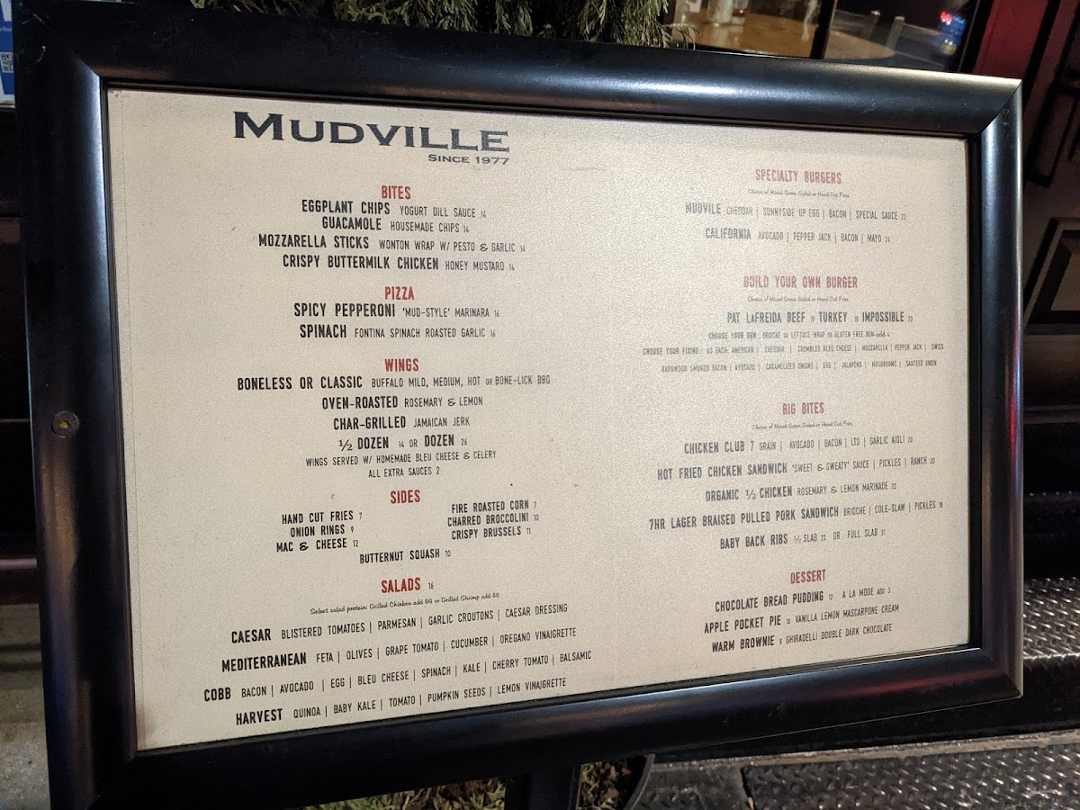 Menu Mudville-10