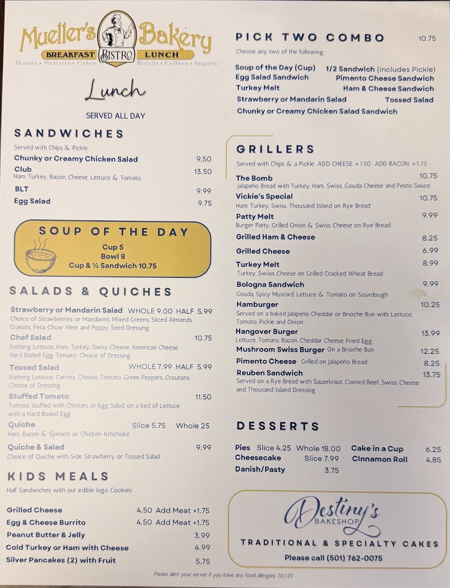 Menu Mueller's Bistro & Bakery-3