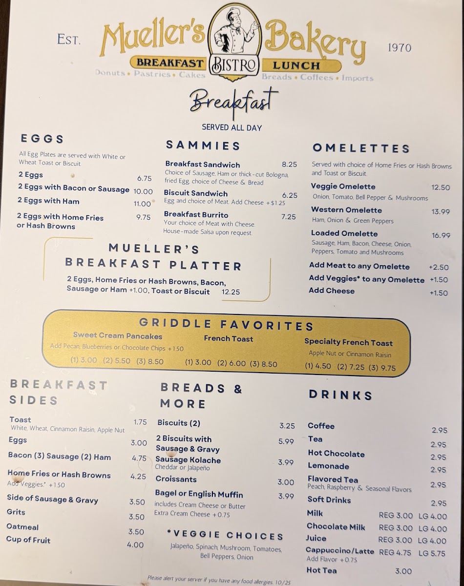 Menu Mueller's Bistro & Bakery-6