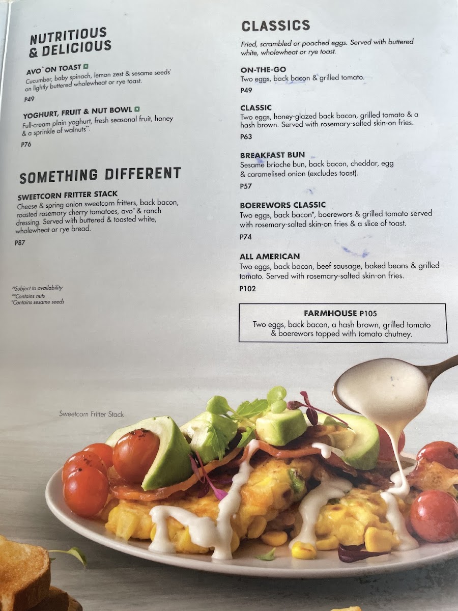 Menu Mugg & Bean-1