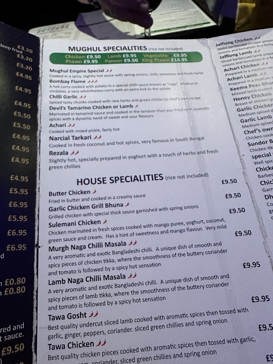 Menu Mughal Empire-2