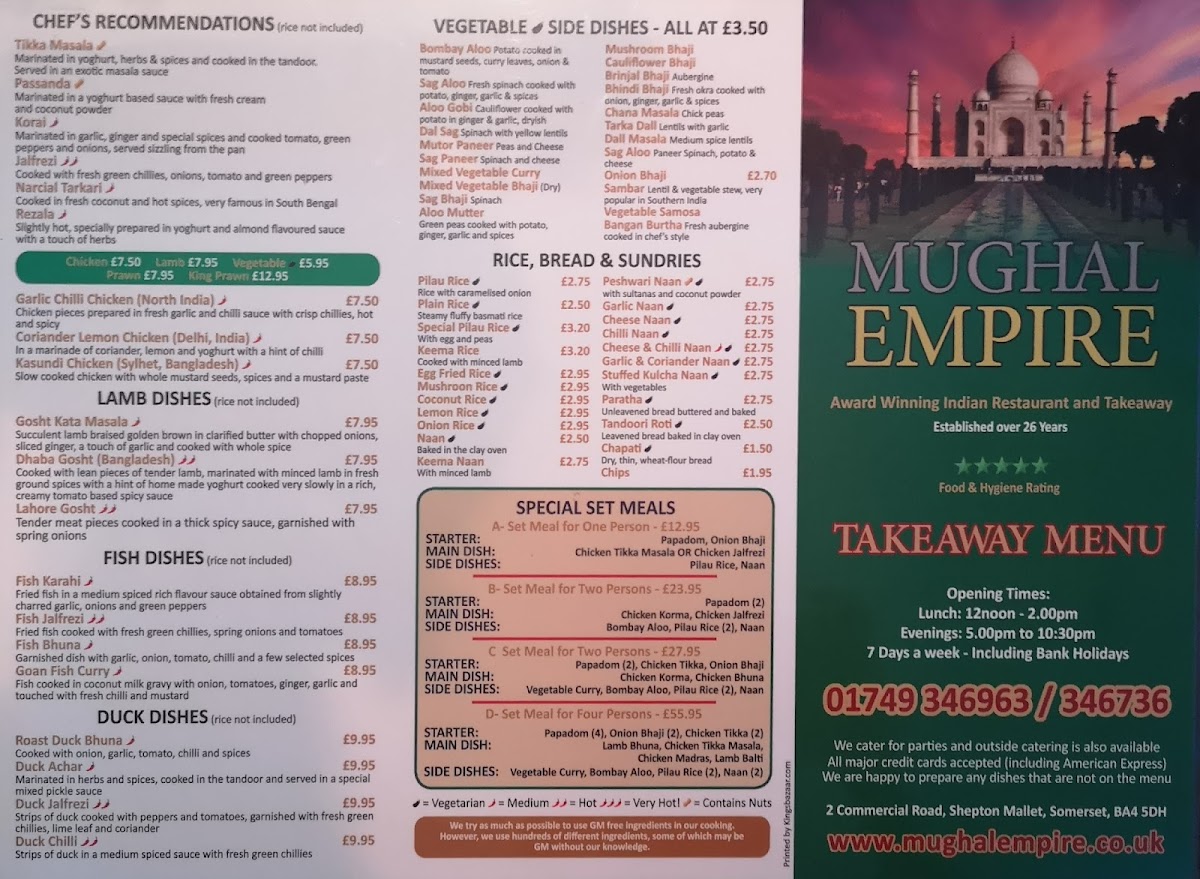 Menu Mughal Empire-4