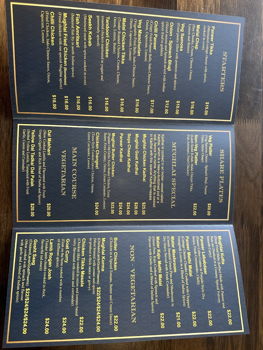 Menu Mughlai Restaurant-2