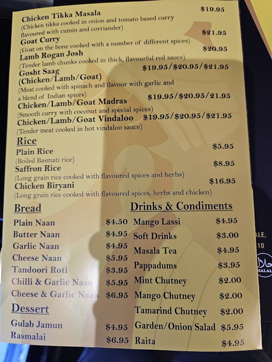 Menu Mughlai Restaurant-9