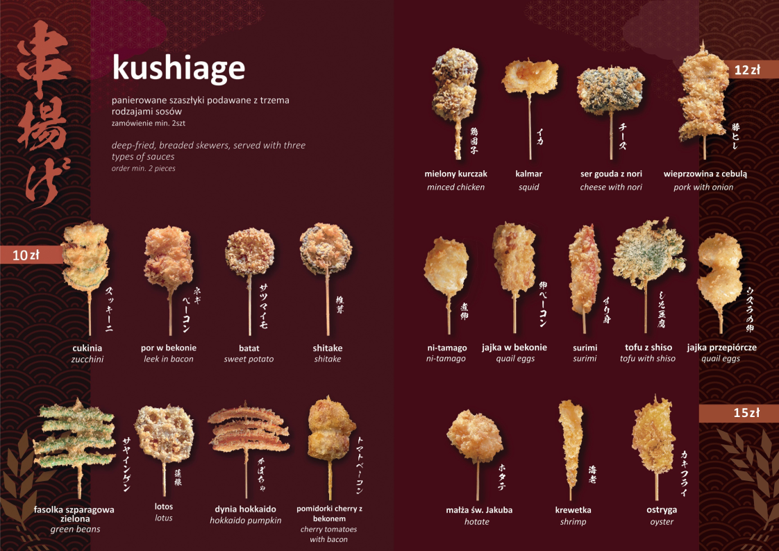 Menu Mugi Izakaya, Japońska Restauracja Warszawa-6