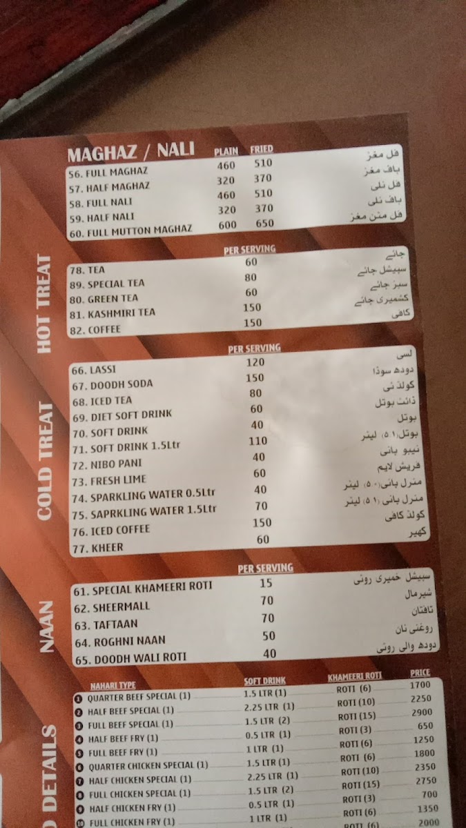 Menu Muhammadi Nahari House-5