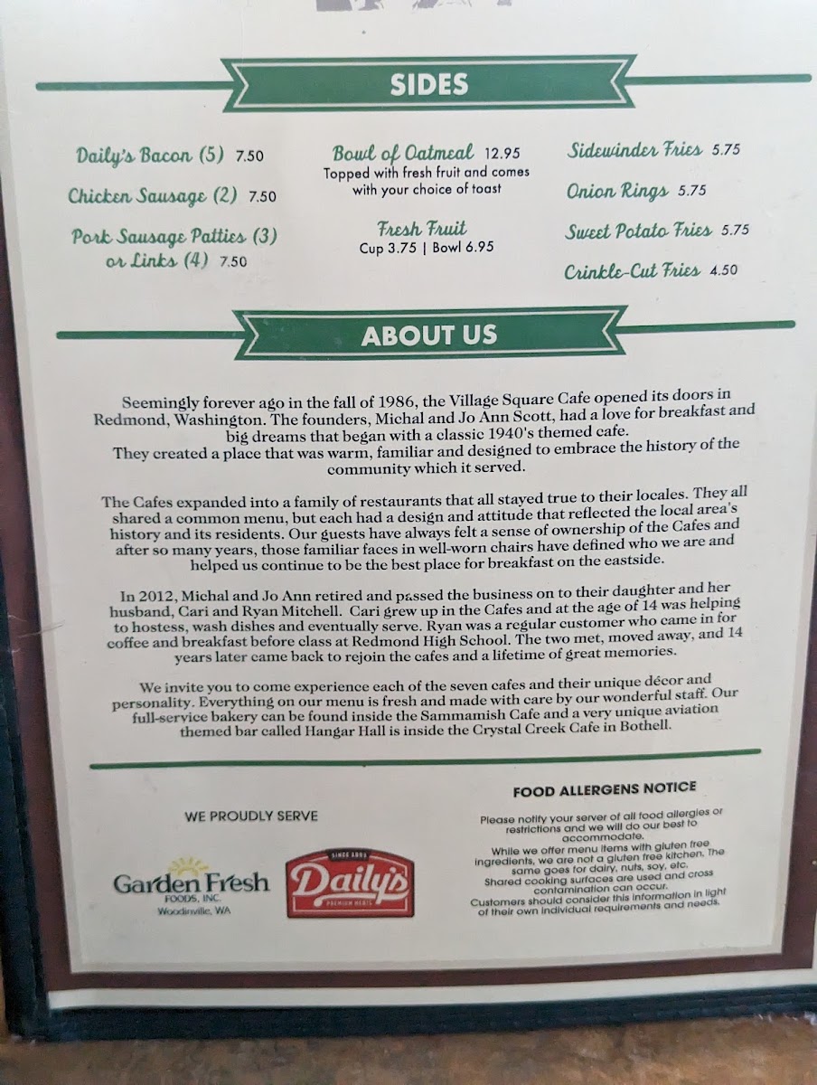 Menu Mukilteo's Speedway Cafe-7