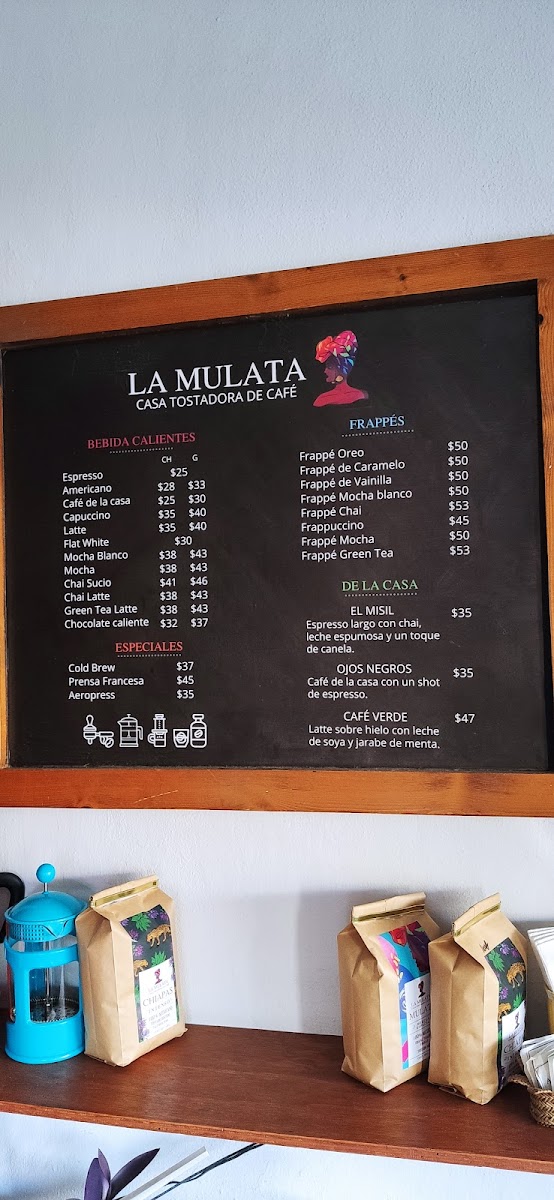 Menu Mulata Querida, Casa Tostadora De Café-1
