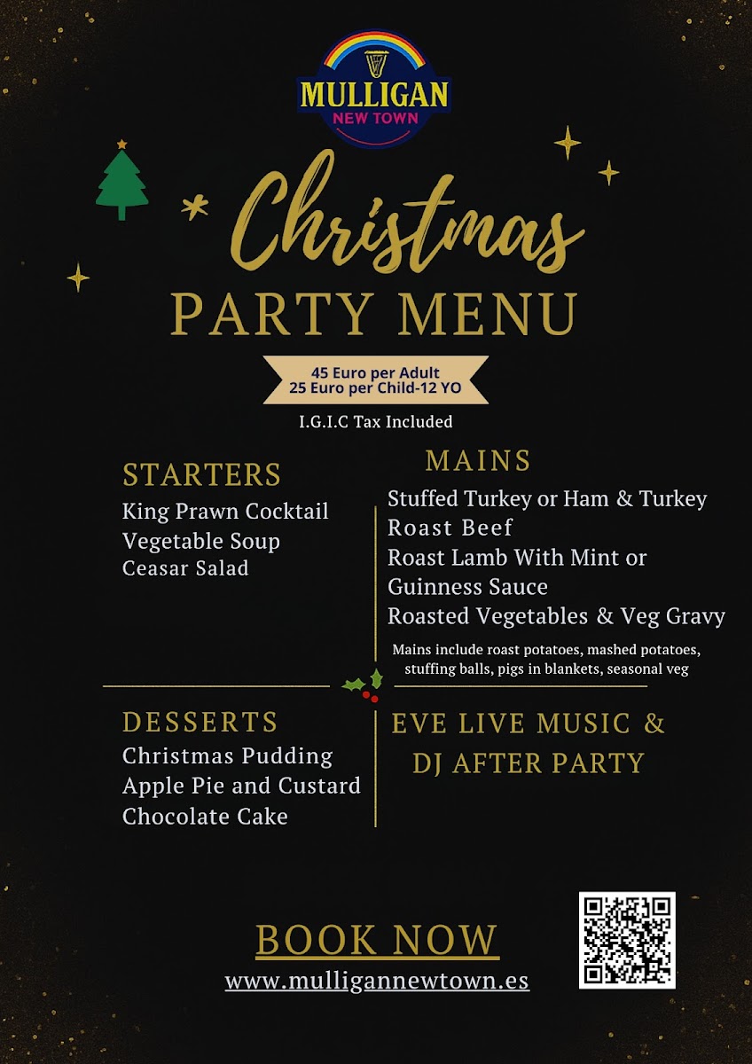 Menu Mullugan's New Town-1