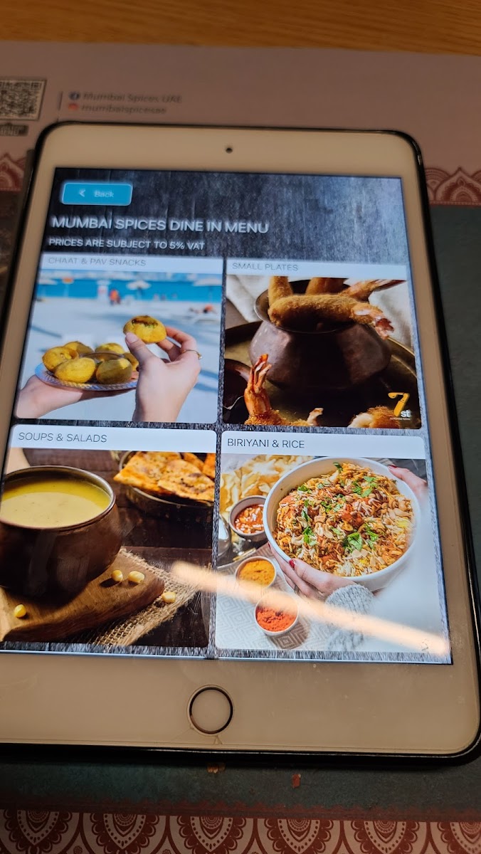 Menu Mumbai Spices Restaurant-1